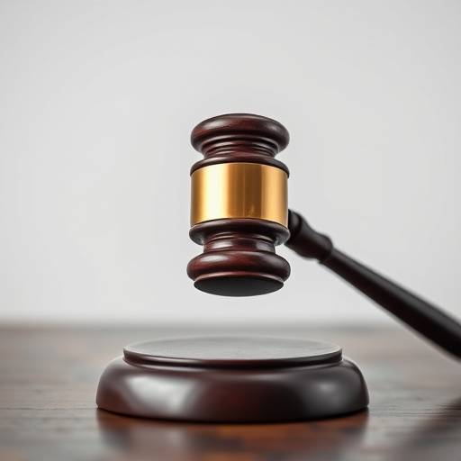 Icono de un martillo de la justicia, representando asuntos legales.